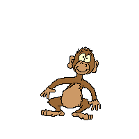 singe anim/animated monkey